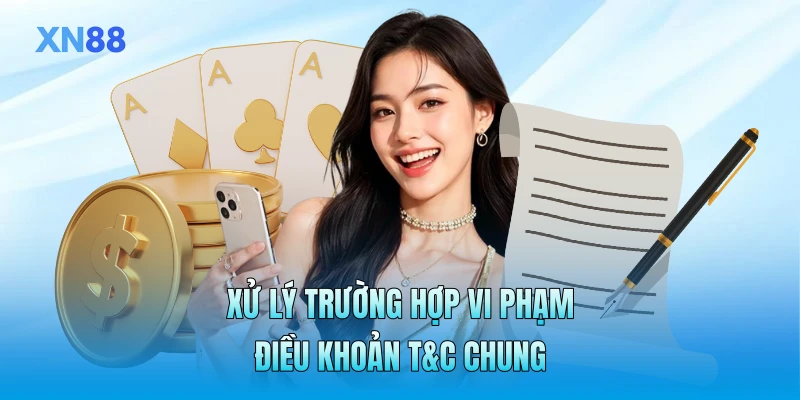 Xử lý trường hợp vi phạm điều khoản T&C chung